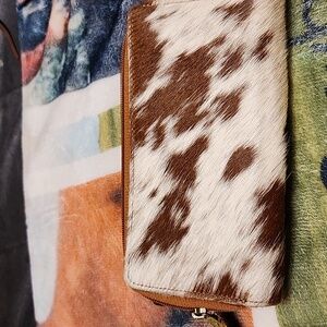 Cowhide womens wallet